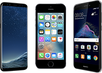 Plus de 70 smartphones débloqués