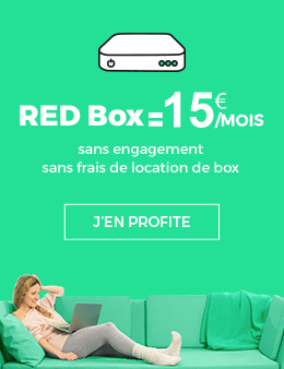 RED BOX = 15€ PAR MOIS